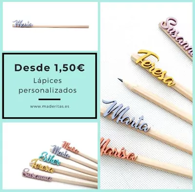 Lapices con nombre desde 1.50€